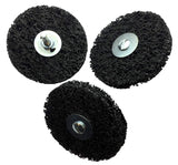 50/75/100/115/125x6x13 mm Reinigungsscheibe, Grobreinigungsscheibe, Clean Strip Disc, Nylongewebescheibe, CSD, CBS mit Spanndorn. Gößen- und Mengenauswahl