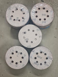 10x100 St. Set 125 mm Klett Schleifpapier Schleifscheiben für Exzenterschleifer, Schleifmaschine, Winkelschleifer. Mit 8 Löcher.