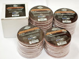 100 St. Set 125 mm Klett Schleifpapier Schleifscheiben für Exzenterschleifer, Schleifmaschine, Winkelschleifer. Ohne Löcher. Körnungsauswahl