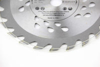 130x12.7 mm saw blade, circular saw blade for wood with 24 tilted TCT teeth 