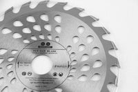 160x22.23 mm saw blade, circular saw blade for wood with 24 tilted TCT teeth 