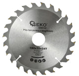 180x32 mm Sägeblatt, Kreissägeblatt für Holz mit 24 gekippten TCT-Zähnen