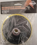 125x10 mm M14 Klett Schleifteller mit Spanndorn für Bohrmaschine oder Winkelschleifer