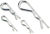 Spring split pins 150 pieces. Assortment of 30-75mm locking clip single spring clip locking ring 
