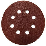 Set of 100 125 mm with 8 holes Velcro sandpaper sanding discs for eccentric sanders, sanders QUANTITY DISCOUNT