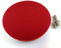 Sanding plate with Velcro 125 mm M14 including mandrel for drill and angle grinder