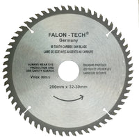 200x32 mm saw blade, circular saw blade for wood with 60 tilted TCT teeth 