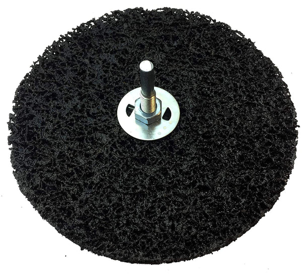 Pack of 5 coarse cleaning discs Ø 150 x 10 x 13mm cleaning disc including clamping mandrel Clean Strip Disc